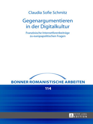 cover image of Gegenargumentieren in der Digitalkultur